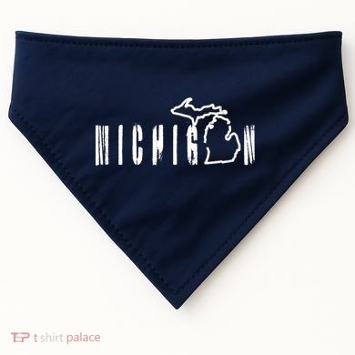 Vintage Michigan Mitten USA-Made Doggie Bandana