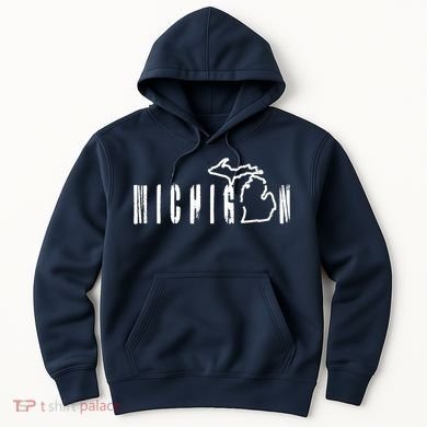 Vintage Michigan Mitten Hoodie