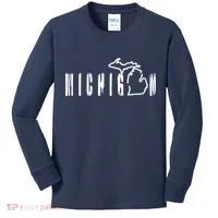 Vintage Michigan Mitten Kids Long Sleeve Shirt thumb 0