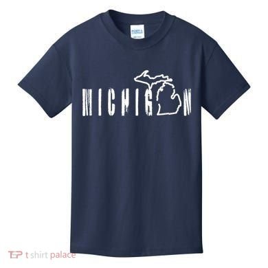 Vintage Michigan Mitten Kids T-Shirt
