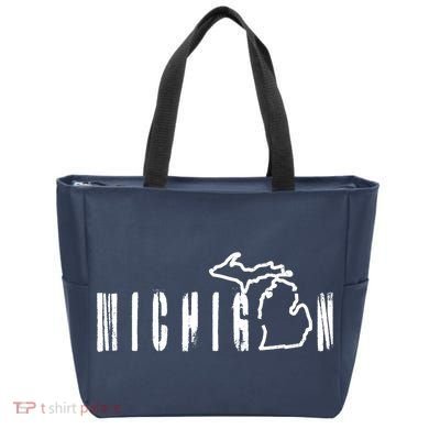 Vintage Michigan Mitten Tote Bag