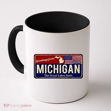 Vintage Michigan Sign Coffee Mug