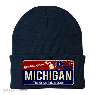 Vintage Michigan Sign Beanie