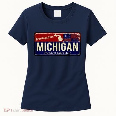 Vintage Michigan Sign Women's T-Shirt