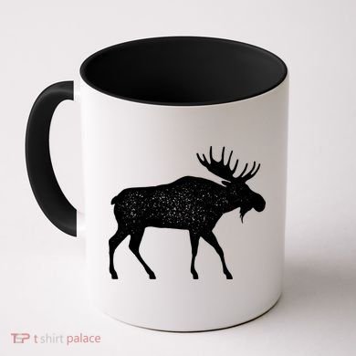 Vintage Moose Coffee Mug