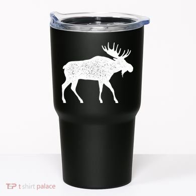 Vintage Moose Tumbler
