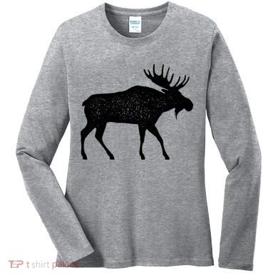 Vintage Moose Women's Long Sleeve Shirt