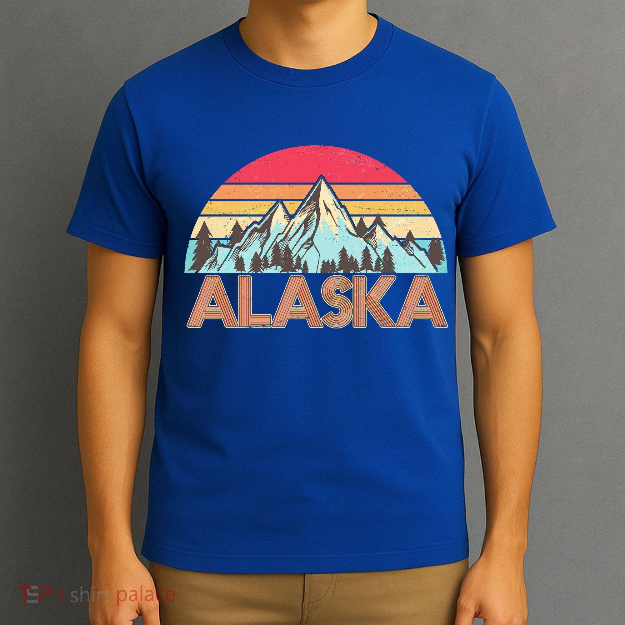Vintage Mountains Of Alaska T-Shirt