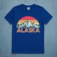 Vintage Mountains Of Alaska T-Shirt thumb 5