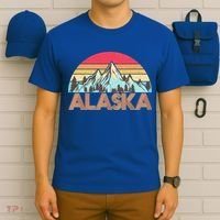 Vintage Mountains Of Alaska T-Shirt thumb 6