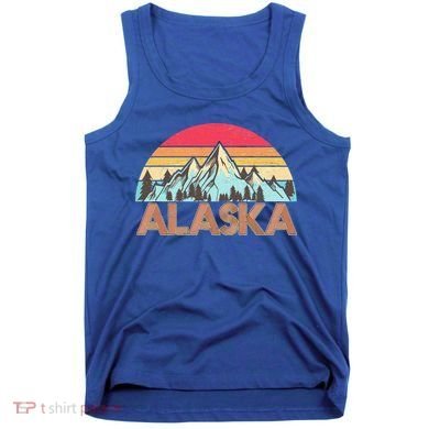 Vintage Mountains Of Alaska Tank Top