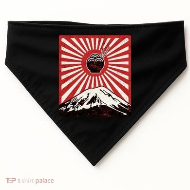 Vintage Mt Fuji Ramen USA-Made Doggie Bandana