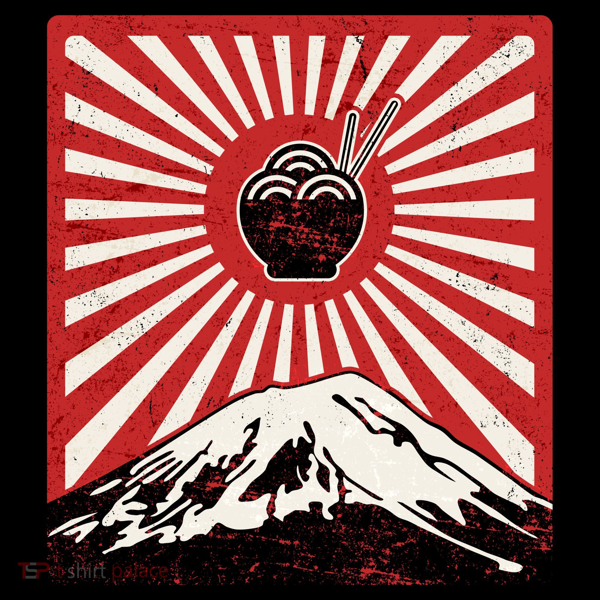 Vintage Mt Fuji Ramen T-Shirt