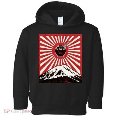 Vintage Mt Fuji Ramen Toddler Hoodie