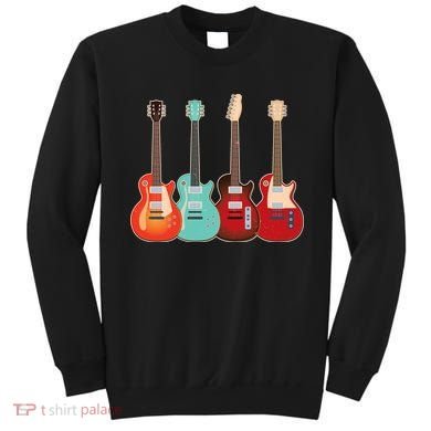 Vintage Multi Guitars Music Sweatshirt