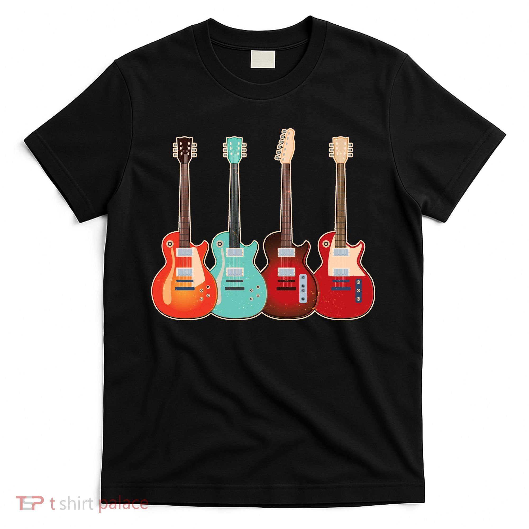 Vintage Multi Guitars Music T-Shirt