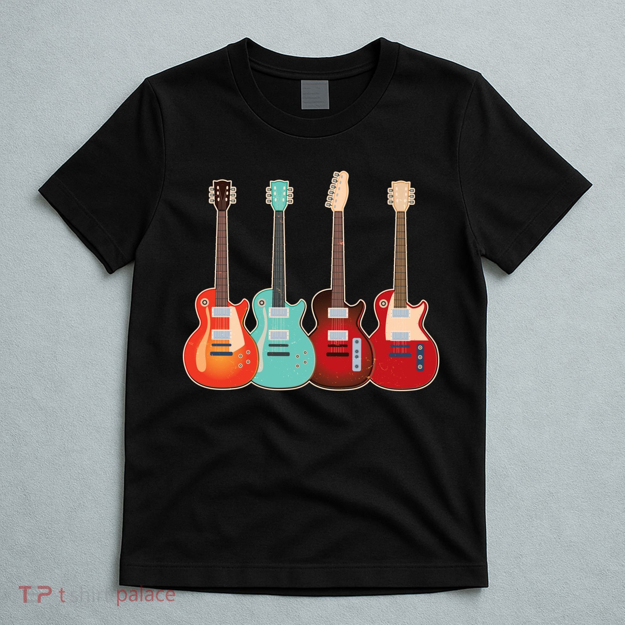 Vintage Multi Guitars Music T-Shirt