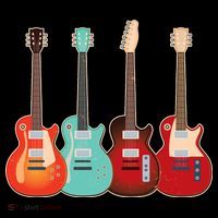 Vintage Multi Guitars Music T-Shirt thumb 7