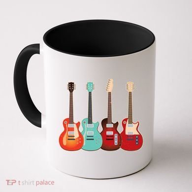 Vintage Multi Guitars Music Coffee Mug