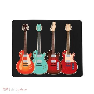 Vintage Multi Guitars Music Mousepad