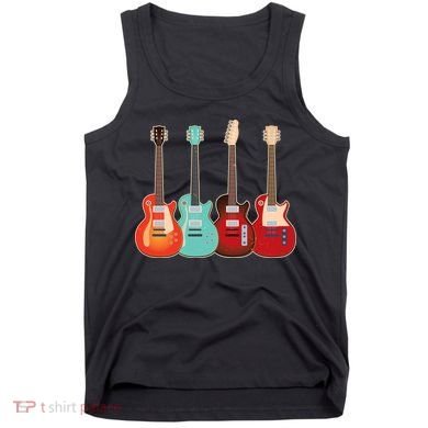Vintage Multi Guitars Music Tank Top