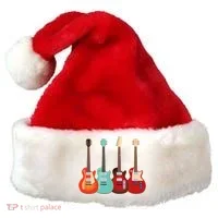 Vintage Multi Guitars Music Santa Hat thumb 0