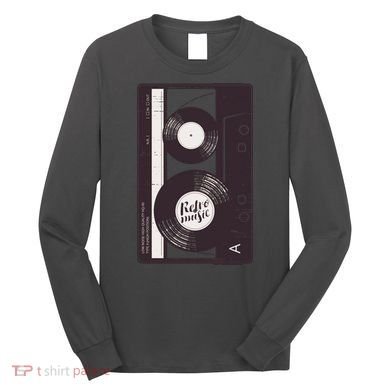 Vintage Music Cassette Tape Classic Long Sleeve Shirt