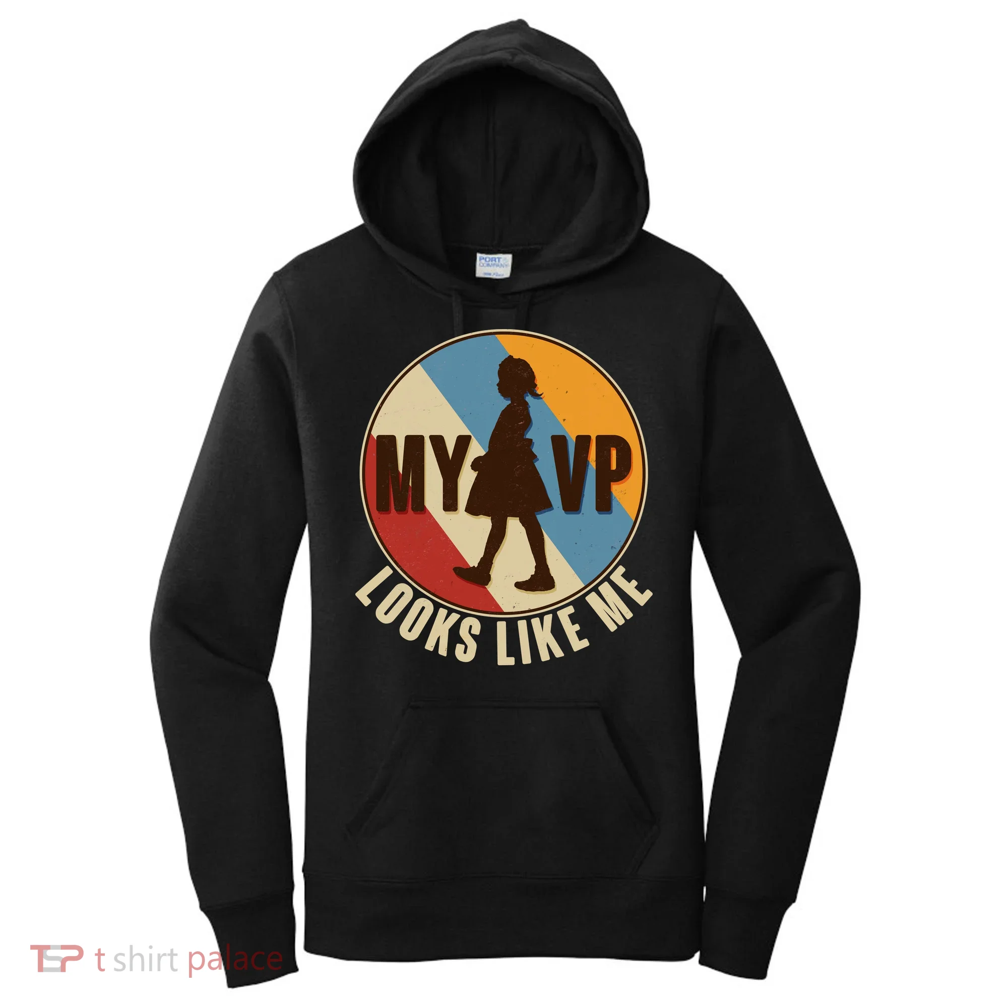 Vintage My VP Looks Like Me Ruby Bridges Emblem Women's Hoodie