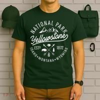 Vintage National Park Yellowstone Estd 1872 Logo T-Shirt thumb 6