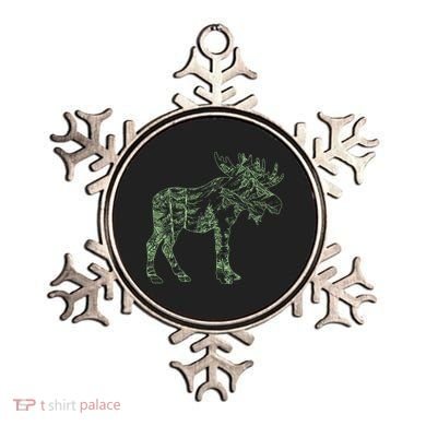 Vintage Nature Lover Moose Forest Ornament