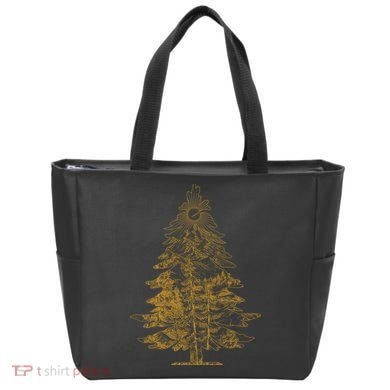 Vintage Nature Lover Pine Tree Forest Tote Bag