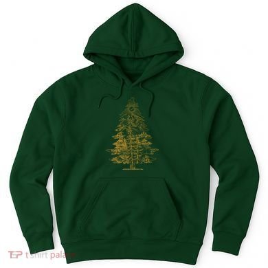 Vintage Nature Lover Pine Tree Forest Hoodie