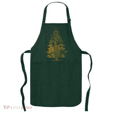 Vintage Nature Lover Pine Tree Forest Apron