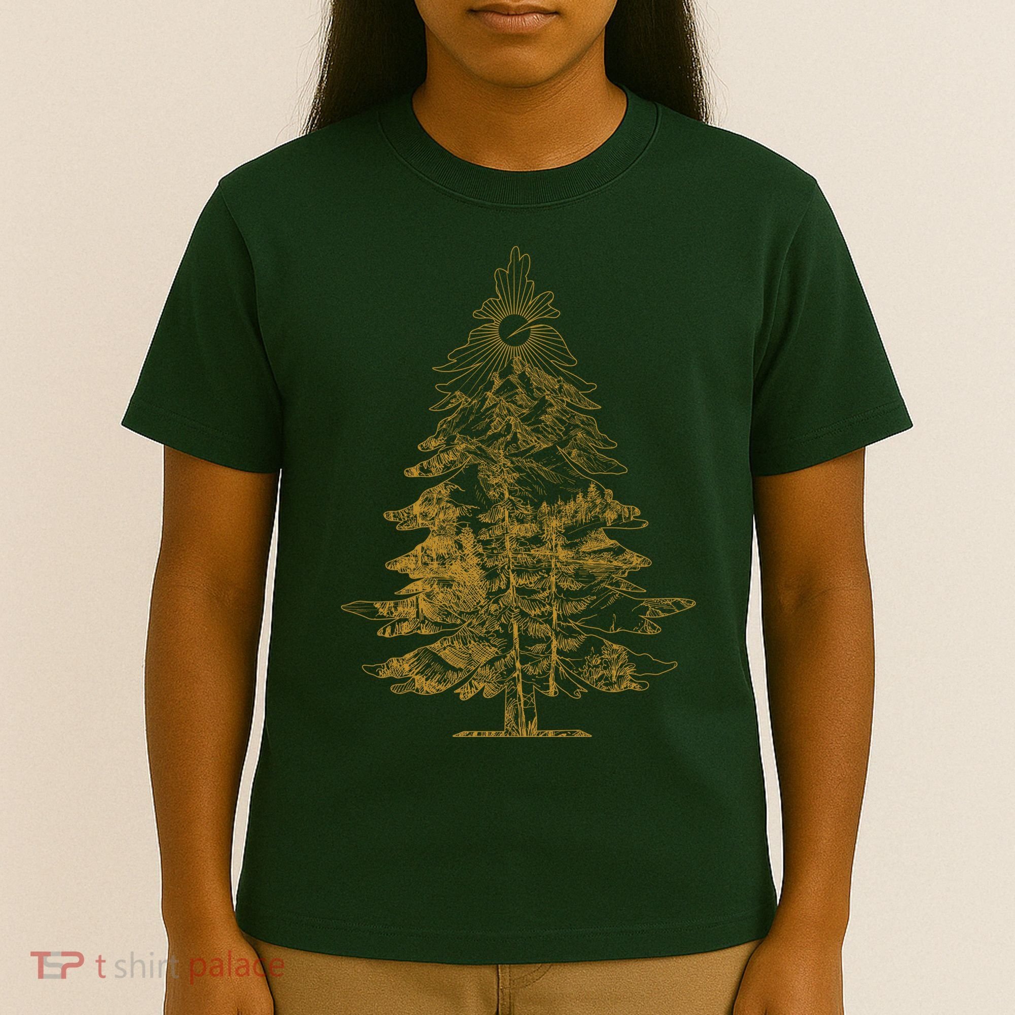 Vintage Nature Lover Pine Tree Forest T-Shirt
