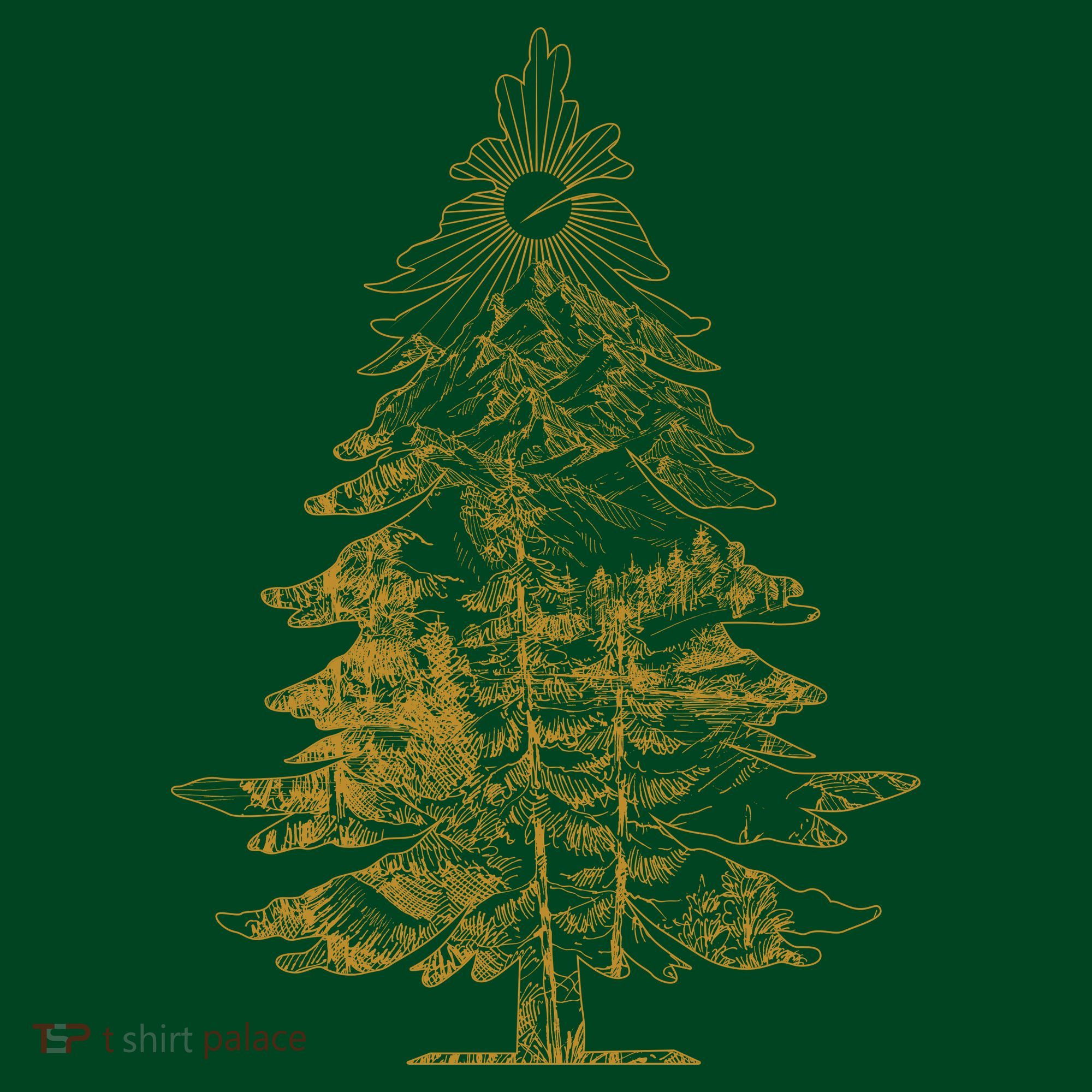 Vintage Nature Lover Pine Tree Forest T-Shirt
