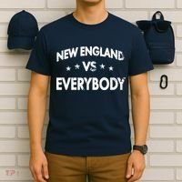 Vintage New England Vs Everybody T-Shirt thumb 6