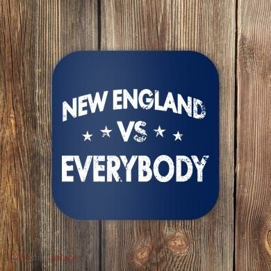 Vintage New England Vs Everybody Coaster