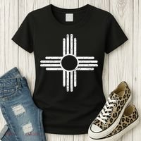 Vintage New Mexico Flag Symbol Women's T-Shirt thumb 3