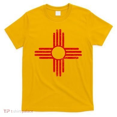 Vintage New Mexico Flag Symbol T-Shirt