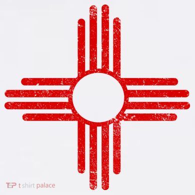 Vintage New Mexico Flag Symbol Comfort Colors Garment-Dyed Hooded Sweatshirt