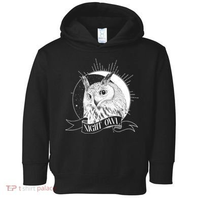 Vintage Night Owl Toddler Hoodie