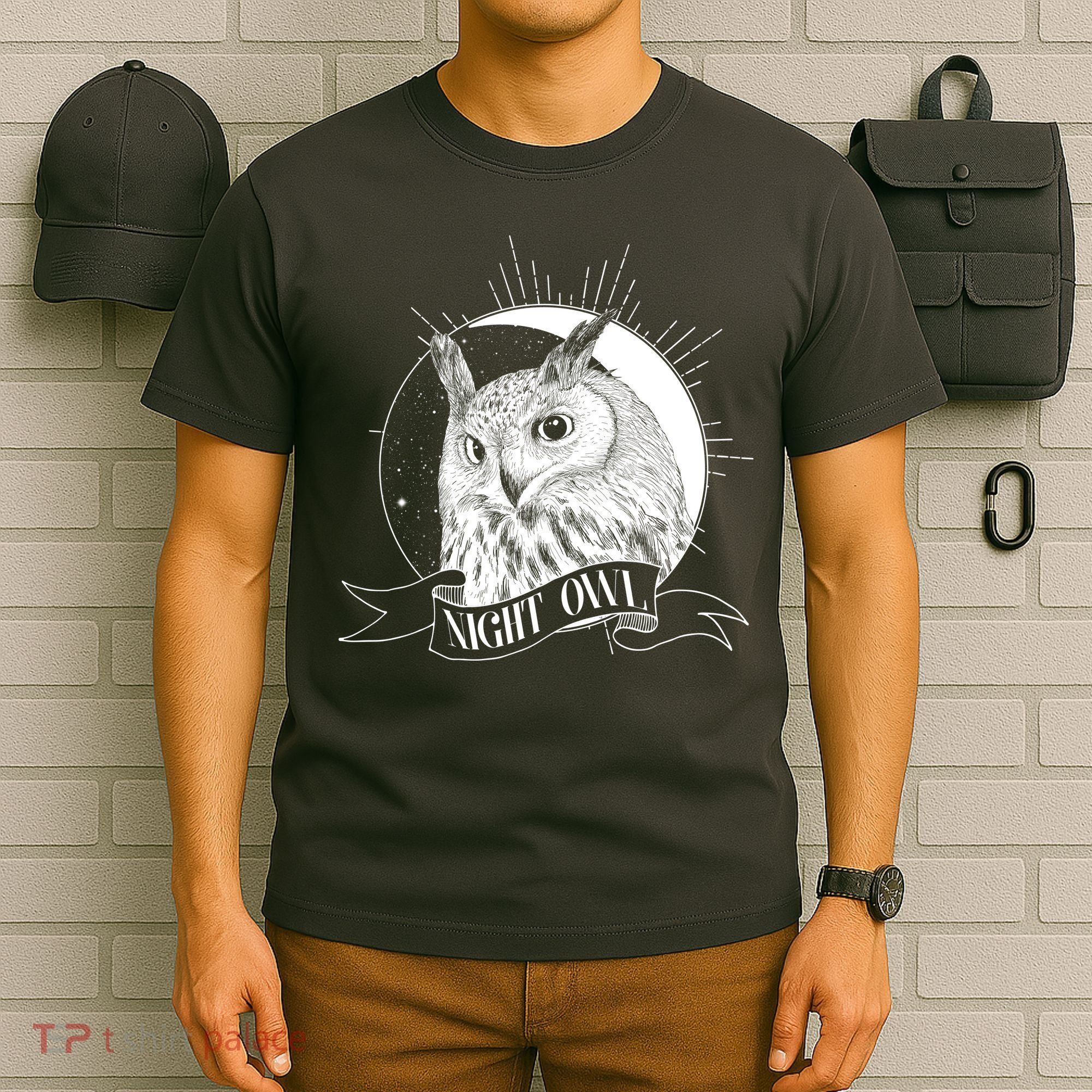 Vintage Night Owl T-Shirt