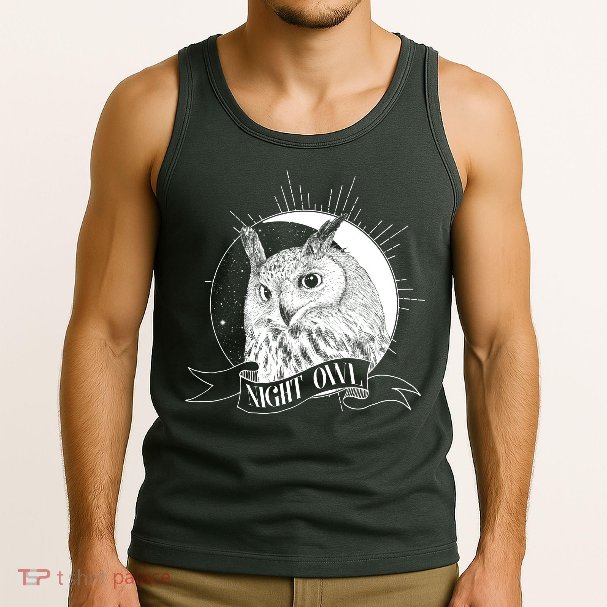 Vintage Night Owl Tank Top