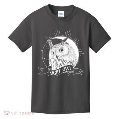 Vintage Night Owl Kids T-Shirt