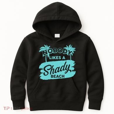 Vintage Nobody Likes A Shady Beach Kids Hoodie