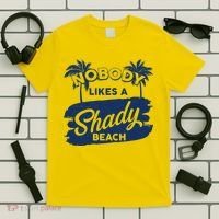 Vintage Nobody Likes A Shady Beach T-Shirt thumb 5