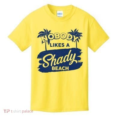Vintage Nobody Likes A Shady Beach Kids T-Shirt