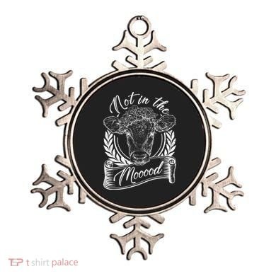 Vintage Not in the Moood Cow Ornament