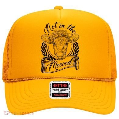 Vintage Not in the Moood Cow Hat