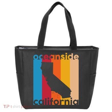 Vintage Oceanside California Tote Bag